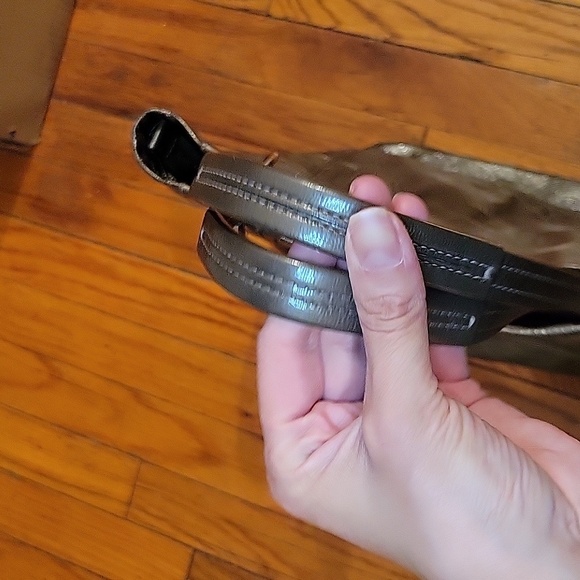 Coach LogoTote Pewter Color Career Everyday Casual - Picture 5 of 12